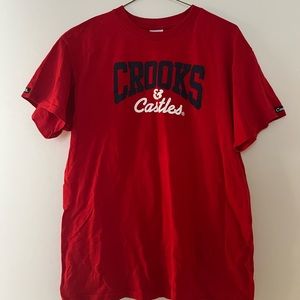 Medium crooks & castles red shirt
